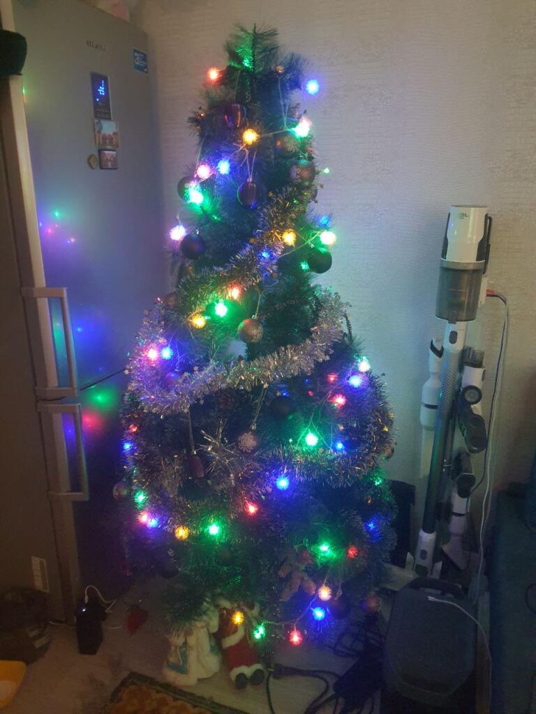 Моя ёлочка 🎄 у вас как с Новогодним настроением? :)