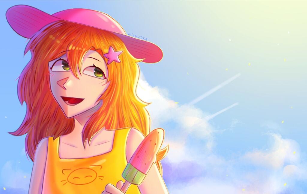 ✨ ФЕЙК-КОЛЛАБ ✨
Прошла уже половина лета, поэтому мне захотелось устроить вам какой-нибудь крутой движ ( ^ ▾ ^ ) 
Суть:

