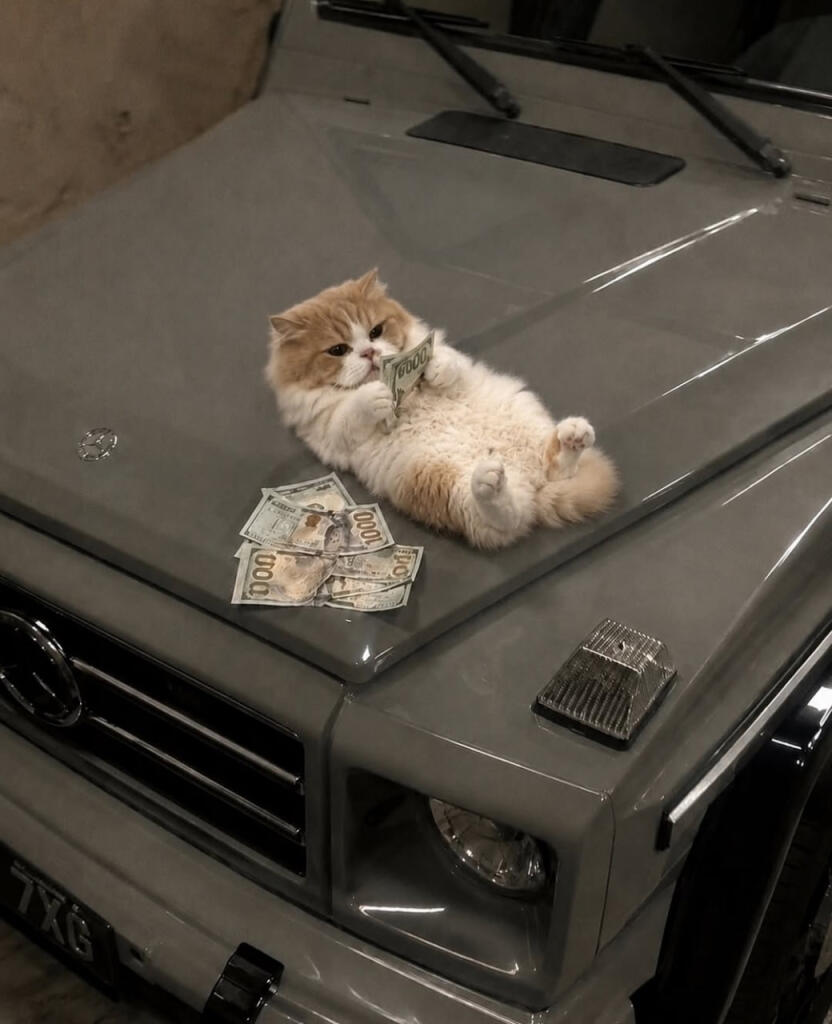 Котик получил денег за милоту, а там не хватает