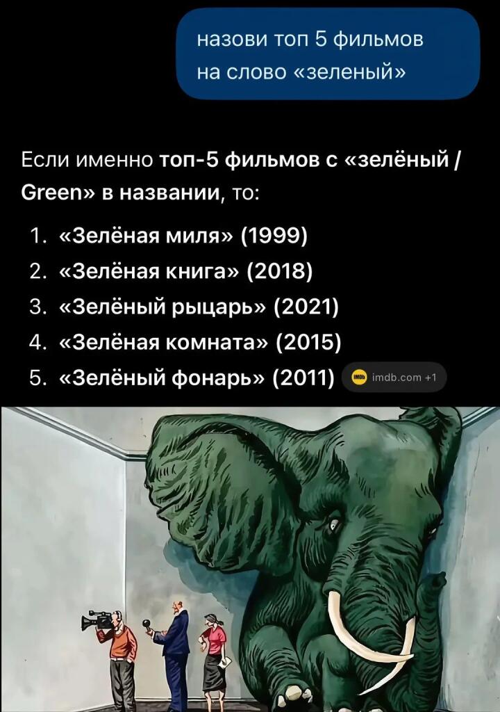 Кажется, мы не замечаем слона в комнате