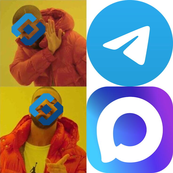 Человек отказывается от Telegram и выбирает другой мессенджер