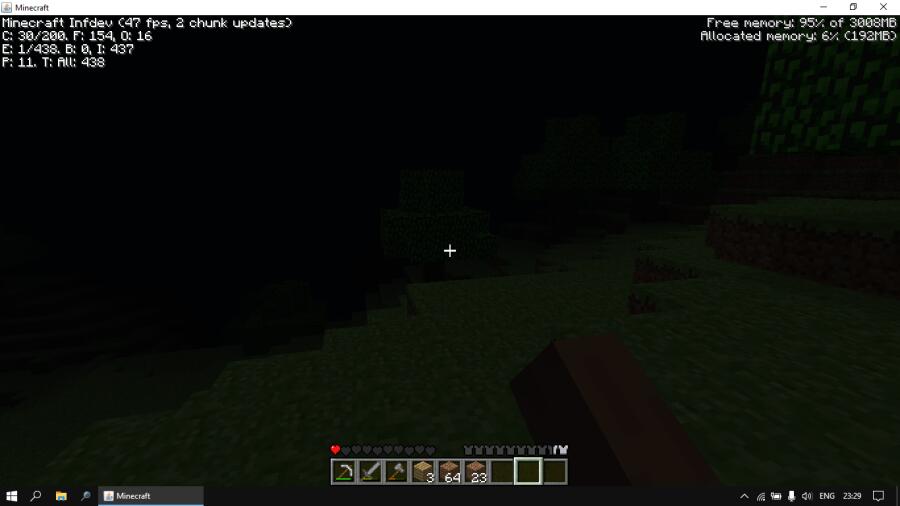Minecraft Infdev С моей камеры