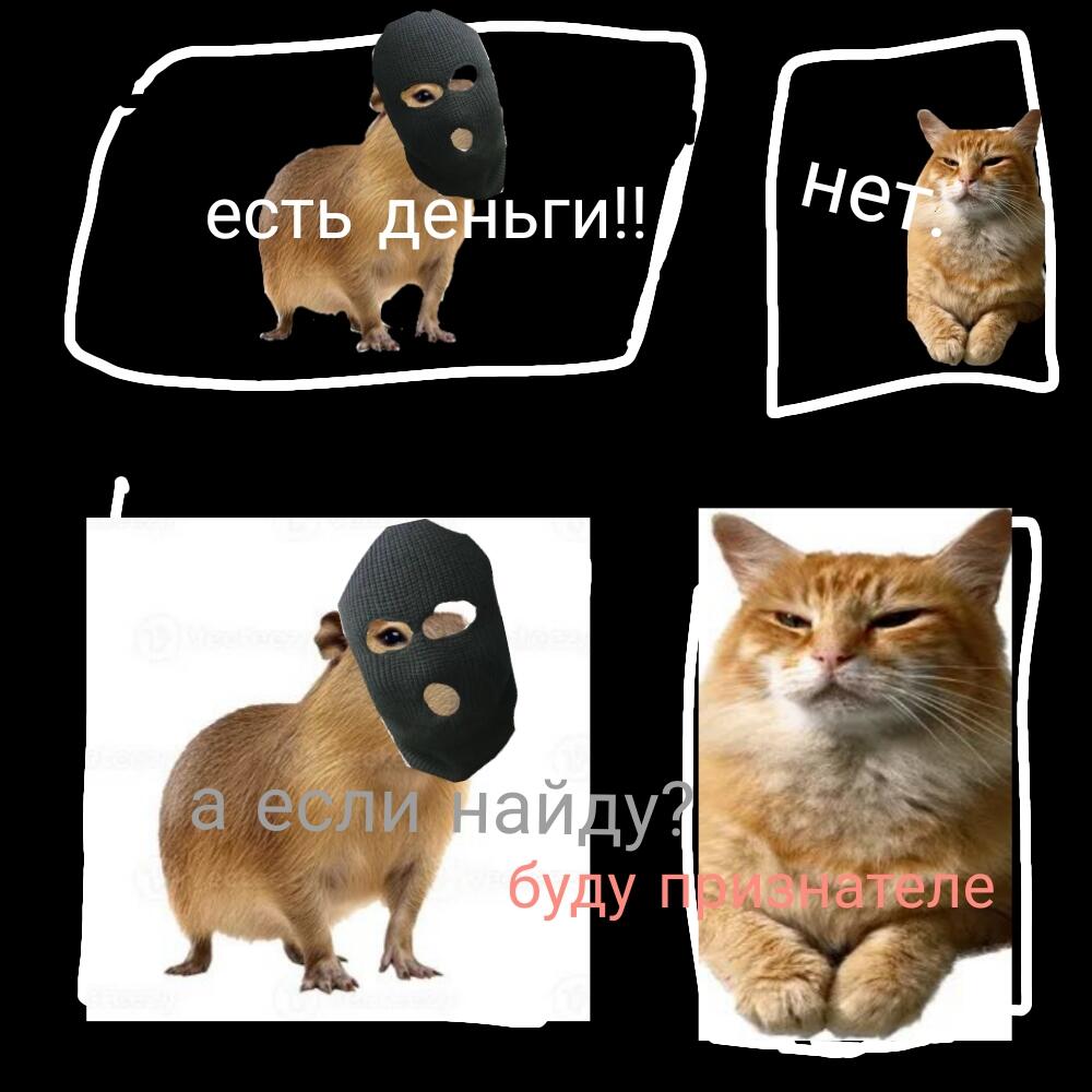 Когда нет денег.(Идею взял из картинки в браузере)