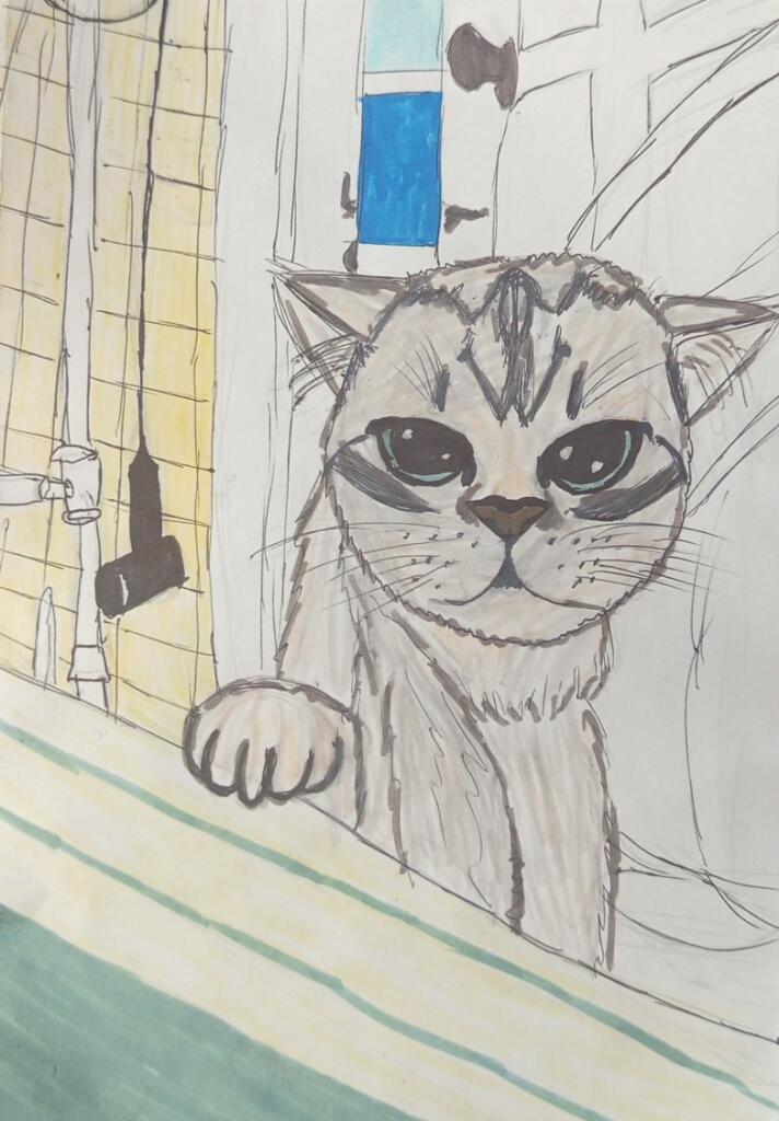 Коммишка кота за 100 рублей:3
