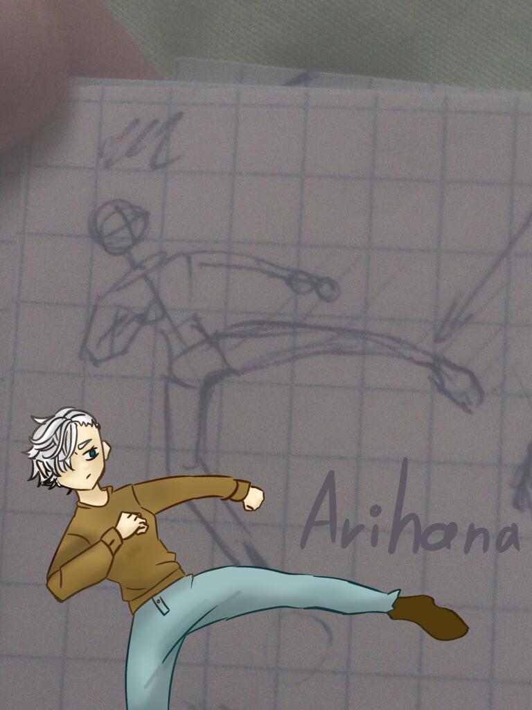 Учусь рисовать динамику)