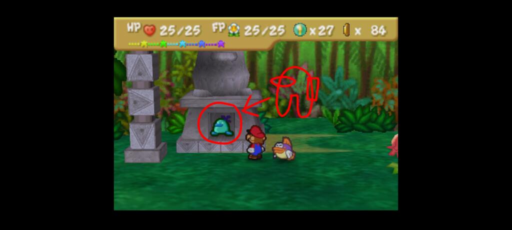 Короче я проходил Paper Mario и увидел это