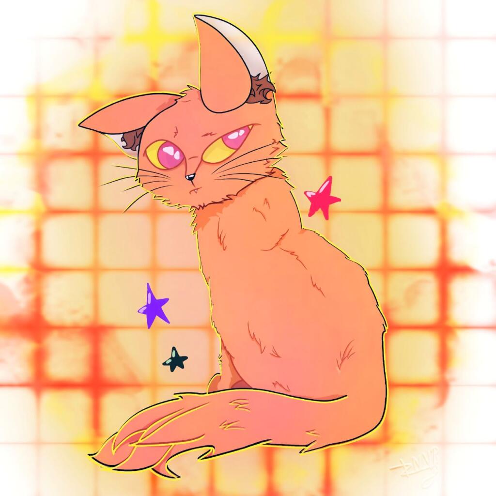 Недавно по моему скетчику нарисовали арт  (*´꒳`*)