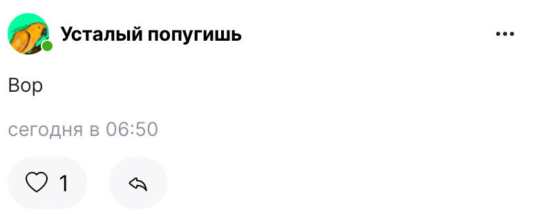Здравствуйте, очень грубо говоря я не доволен вашим комментарием. Ладно короч на последние мои три поста он написал «вор