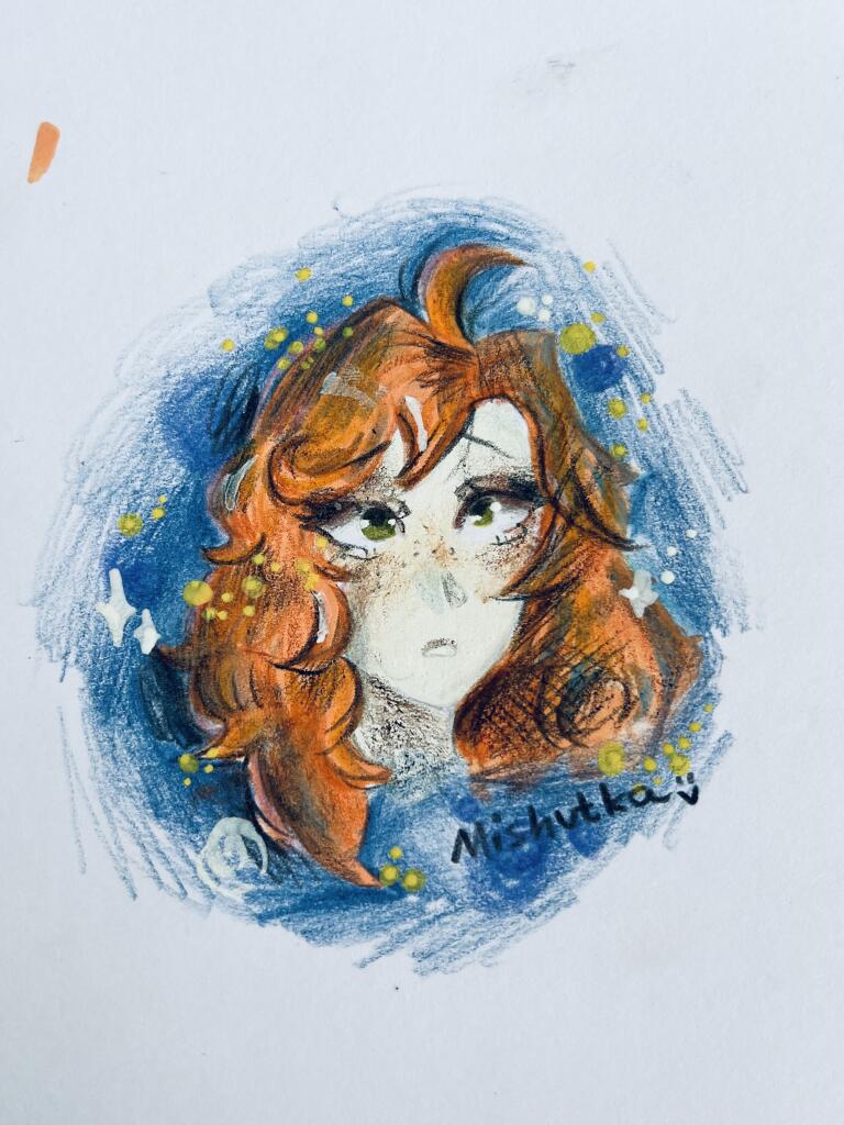 ✨🪻🌷Взаимный арт Мишутке💙💜🌟@Mishutka