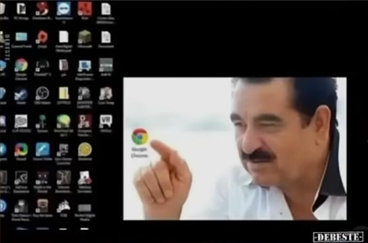 Мой батя не мог найти Google Chrome и я ему помог: