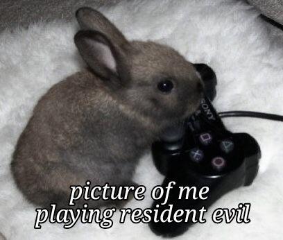 Я играю в resident evil