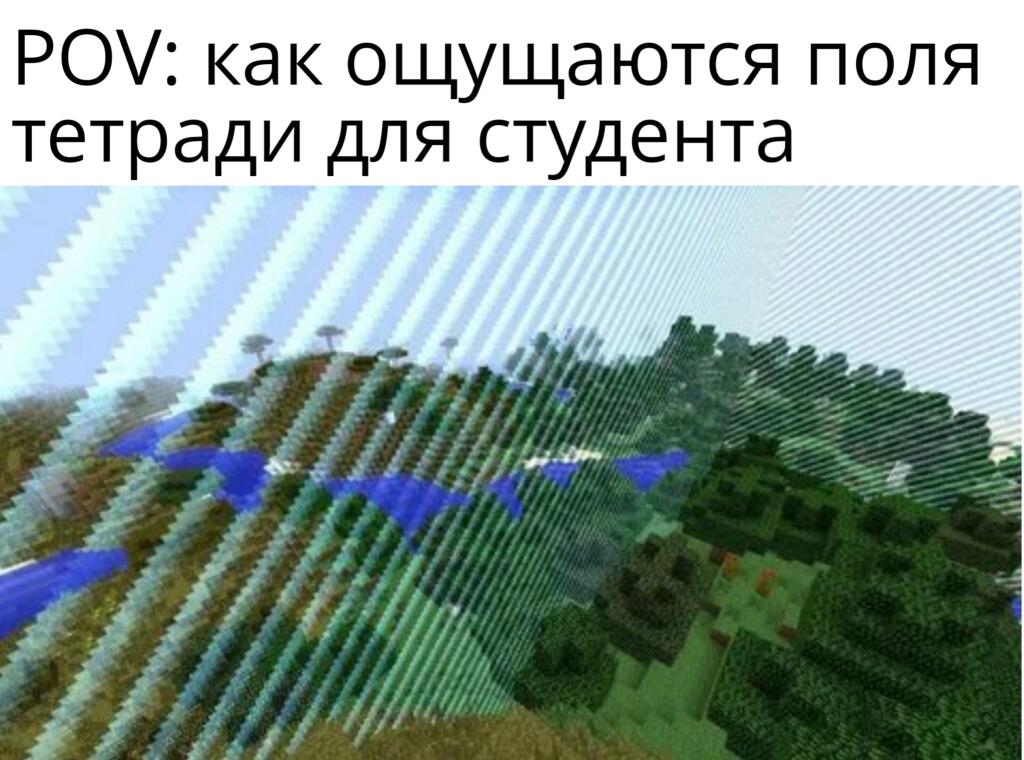 Поймут те, кто шарит за механики границы мира в Майнкрафте