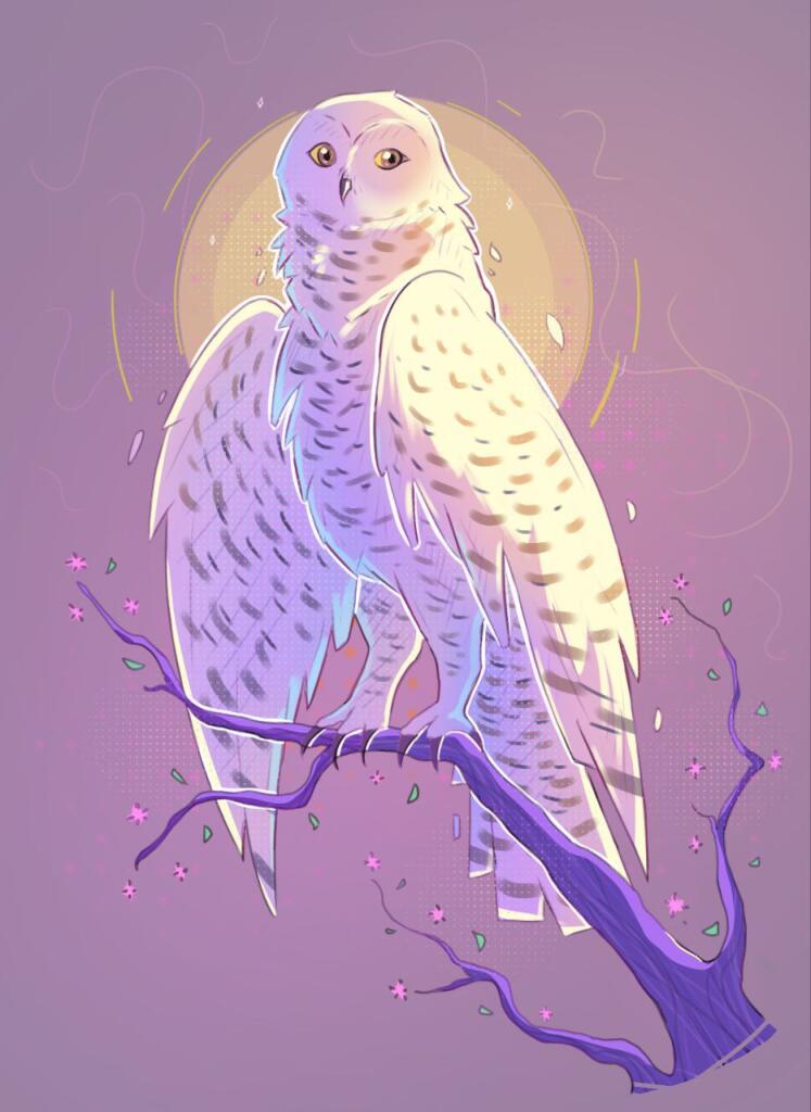 Как и обещала, готовая работа совушки 🦉