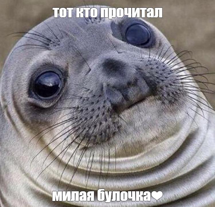 Мем от тюлень иван "клан НРТ"