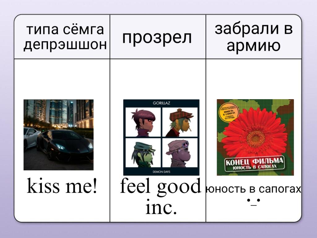 Мемчик про музыку