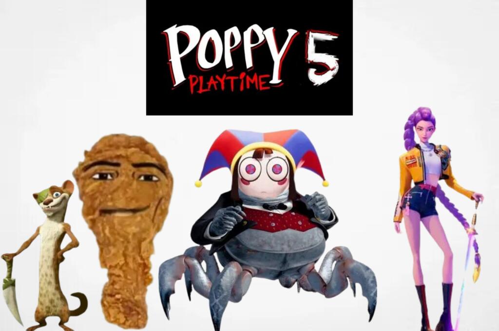 Ключевые персонажи Poppy Playtime Chapter 5 такие типо: