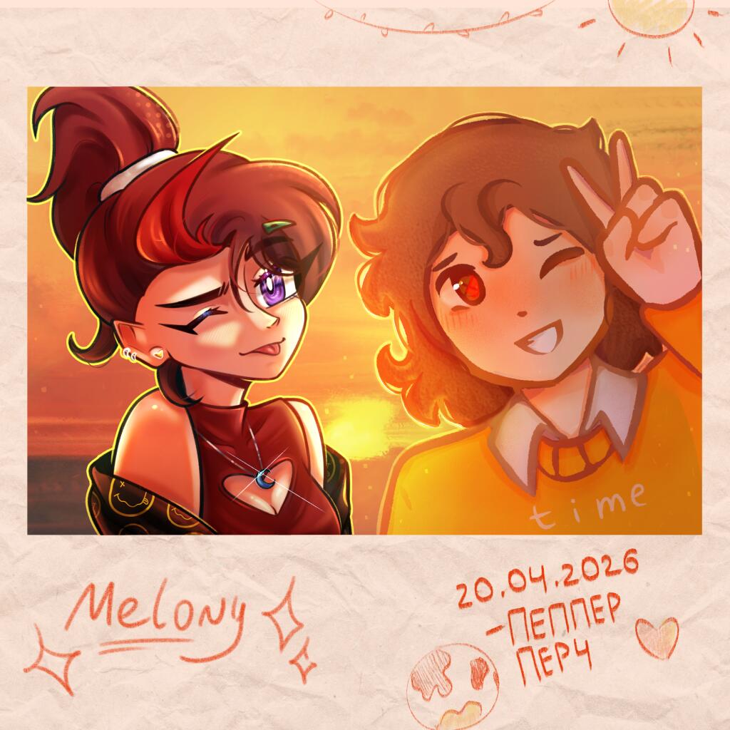 Заспидранила картинку^w^
Коллаб с любимой Пеппер Перч🌶 (тг - @opepperoo)