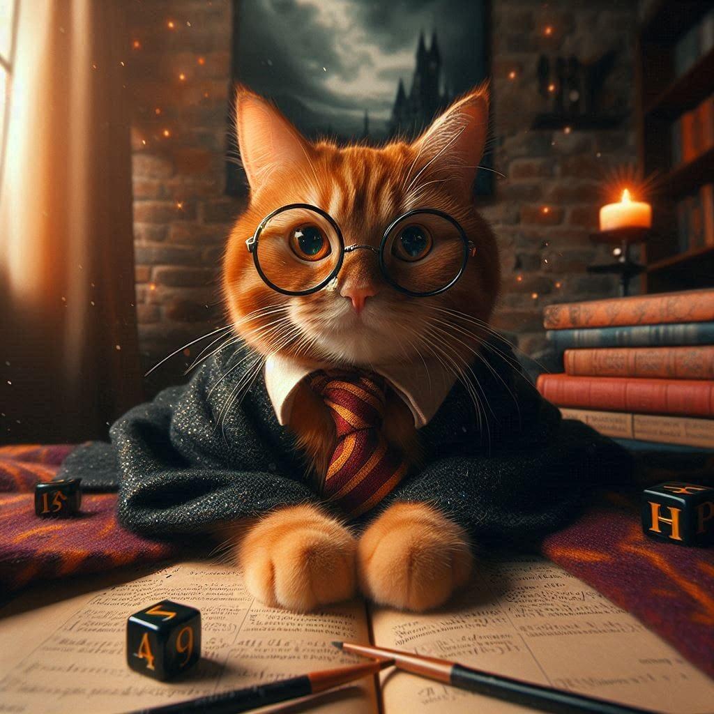 Гарри Коттер по мнению нейросети