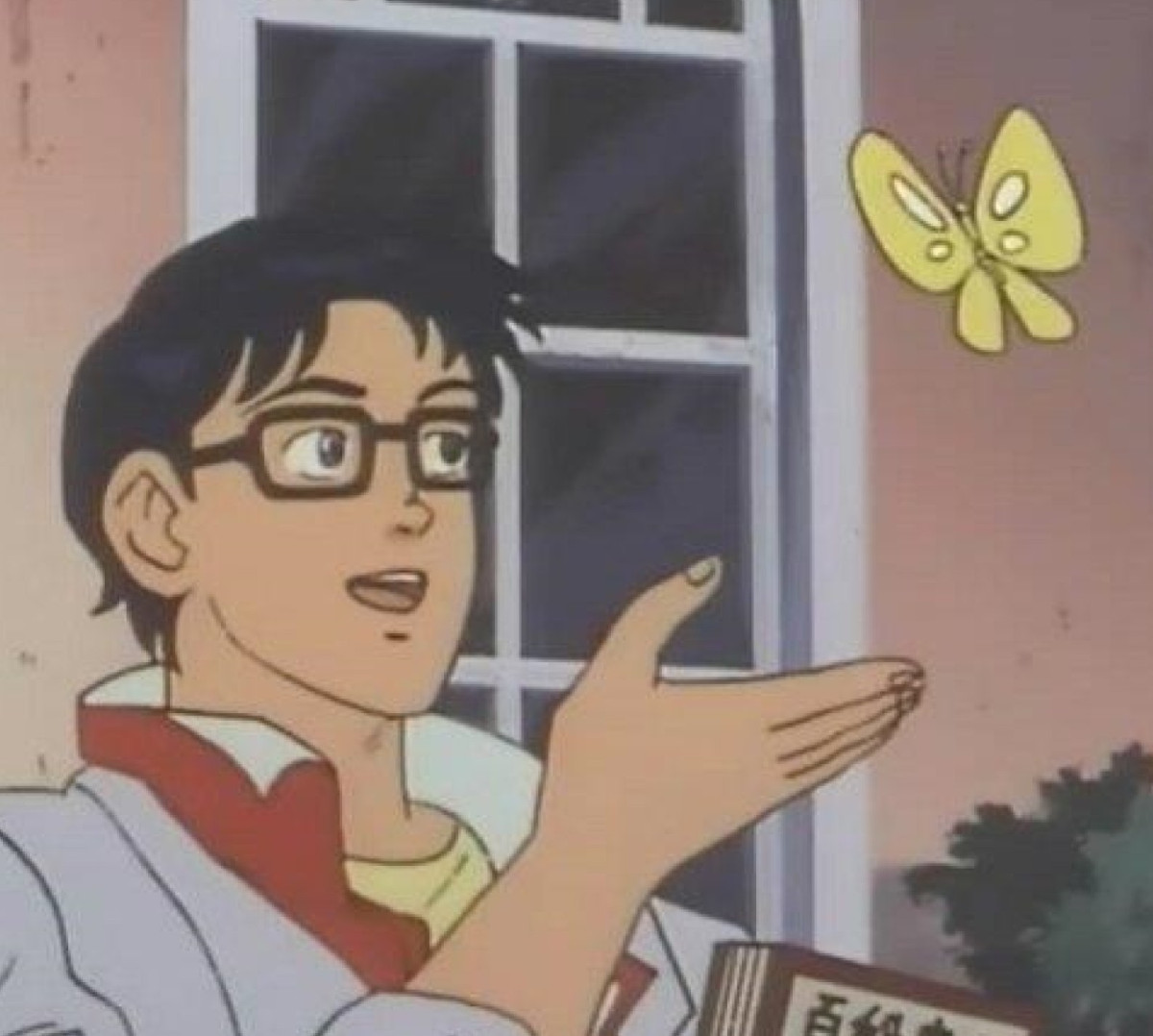 Шаблон мема «Это голубь?» (Is This a Pigeon?)